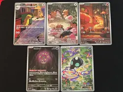 Pokemon Japanese Card Lot 10 Cards AR SR Full Art M1L Mega Brave Set - NM - Image 3