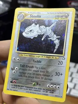 Steelix 15/111 Neo Genesis 2000 Holo Rare WOTC Pokemon Card TCG - Image 5