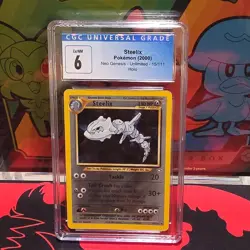 Pokemon Neo Genesis Steelix TCG Card 15/111 Unlimited Holo Rare - Image 1