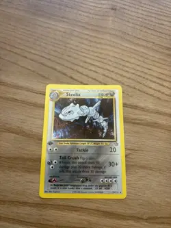 Pokemon TCG Steelix Neo Genesis 1st Edition Holo Card 15/111 - Near Mint - Image 1