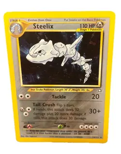 Pokemon TCG Vintage Steelix Neo Genesis Card 15/111 Holo Rare NM Stage 1 - Image 5