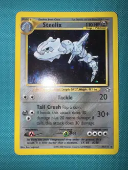 Steelix 15/111 - Neo Genesis Holo Rare Vintage WOTC Pokemon TCG Card - Image 1