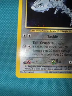 Steelix 15/111 - Neo Genesis Holo Rare Vintage WOTC Pokemon TCG Card - Image 5