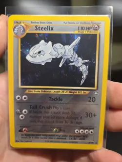 NM Steelix Neo Genesis 15/111 WOTC Rare Holo Pokemon Card TCG UK - Image 3