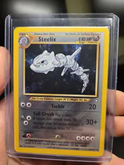 NM Steelix Neo Genesis 15/111 WOTC Rare Holo Pokemon Card TCG UK - Image 4