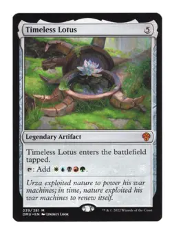 Timeless Lotus M/NM Magic: The Gathering MTG Dominaria United - Image 1