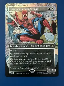 2025 Magic The Gathering Spider-Man Spectacular Spider-Man R 0014 FOIL NM - Image 1