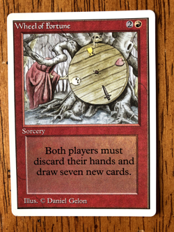 Mtg - Wheel of Fortune - *Unlimited* - Reserved - Restricted - WATCH ITEM VIDEO! - Image 1