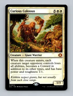 Curious Colossus Lorwyn Eclipsed Non-Foil MTG NM - Image 1