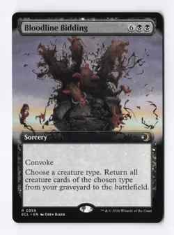 Bloodline Bidding (Extended Art) 0359 (R) MTG Lorwyn Eclipsed (ECL) - Image 1