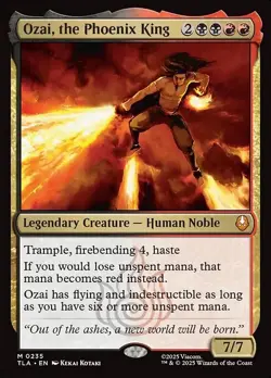 Ozai, the Phoenix King MTG Legendary Creature Avatar 1x NM Magic the Gathering - Image 1