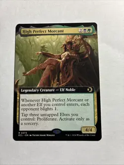 High Perfect Morcant (Extended Art) - Lorwyn Eclipsed MTG Plus Bonus Rare!!! - Image 1