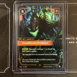 Riftbound League of Legends Origins Deadbloom Predator 116/298 English EPIC FOIL - Image 1