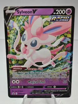 Pokemon Sylveon V SWSH202 Sword Shield Black Star Promo Rare Full Art - #7 - Image 1