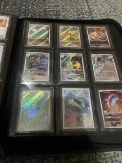 Pokemon TCG Scarlet and Violet Base Complete Set Toploader Binder NM Or Better - Image 3