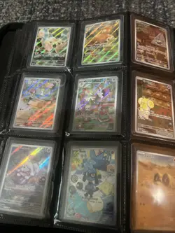 Pokemon TCG Scarlet and Violet Base Complete Set Toploader Binder NM Or Better - Image 4