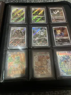 Pokemon TCG Scarlet and Violet Base Complete Set Toploader Binder NM Or Better - Image 5