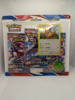 Pokemon TCG: Sword & Shield Battle Styles Blister Pack (Pair) (FACTORY SEALED) - Image 1