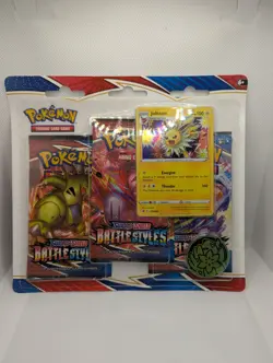 Pokemon TCG: Sword & Shield Battle Styles Blister Pack (Pair) (FACTORY SEALED) - Image 2
