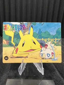 Pokemon Vintage Pocket Monsters Vending HOLO Prism Sticker Bandai 1999 Nintendo - Image 2
