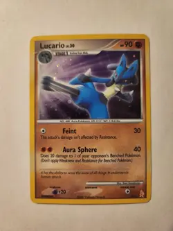Pokemon TCG Lucario Lv. 30 Holo 3/11, Trainer Kit (MP) - Image 1