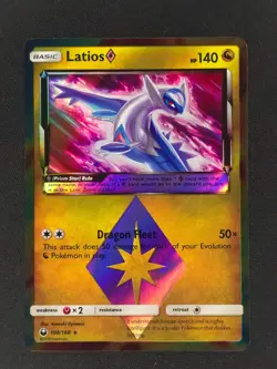 Latios Prism Star #108/168 Pokemon SM - Celestial Storm 2018 NM 🔥 - Image 1