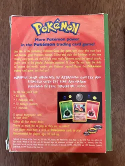 WOTC 1999 Pokemon Brushfire Theme Deck (Box Only + Coin + Counters) 9781575307992 - Image 2