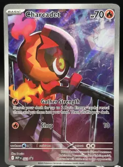 Charcadet 022 Promo - Illustration Rare - ME02: Phantasmal Flames - NM✨- Pokemon - Image 1