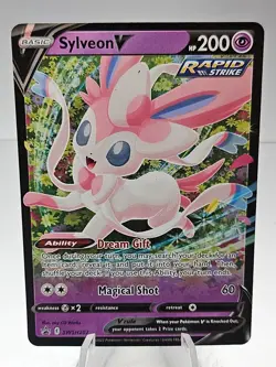 Pokemon Sylveon V SWSH202 Sword Shield Black Star Promo Rare Full Art - #28 - Image 1
