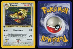 Pidgeot 8/64 Rare Jungle Holo 1st Edition Pokemon - Image 3