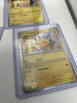 Pokemon TCG Pikachu card lot with assortment of Trick-or-Trade cards and binder - Image 4