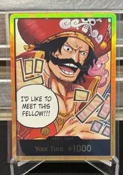 One Piece TCG English OP13 GOLD Don!! Card - Carrying On His Will - Image 1