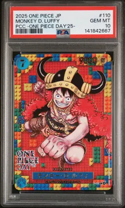 2025 ONE PIECE JPN PREMIUM COLLECTION ONE PIECE DAY'25 MONKEY D. LUFFY PSA 10 - Image 1