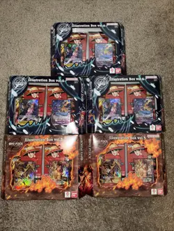 One Piece Illustration Box Vol 5 And 6 Bundle Lot Of 5 Factory Sealed SHIPS FAST - Image 1