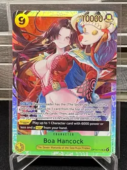 Boa Hancock OP14-112 SR The Azure Sea’s Seven Foil One Piece TCG English - Image 1
