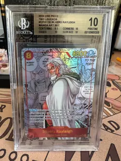 One Piece Silvers Rayleigh OP08-118 Two Legends Manga Art BGS 10 Pristine ENG - Image 1