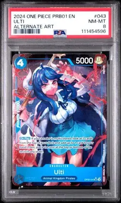 PSA 9 2024 ONE PIECE PRB01-PREMIUM BOOSTER THE BEST- #043 ULTI ALT ART - Image 1