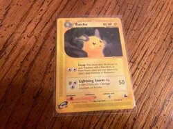 Raichu 27/144 Rare Skyridge Pokemon Card (Authentic, Good Condition) - Image 1