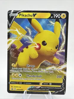 PIKACHU V - SWSH061 - Black Star Promo - Sword & Shield - NM/M - Pokemon Card - Image 1