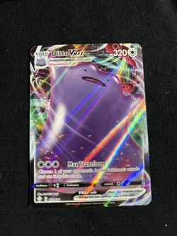 Pokemon TCG Ditto VMAX Shining Fates Holo Ultra Rare Card 051/072 Mint Condition - Image 3
