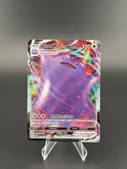 Pokemon TCG Ditto VMAX Shining Fates Holo Ultra Rare Card 051/072 - Image 1