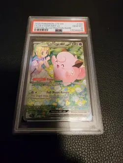2025 POKEMON JTG EN-JOURNEY TOGETHER #184 LILLIE'S CLEFAIRY EX PSA 10 - Image 1