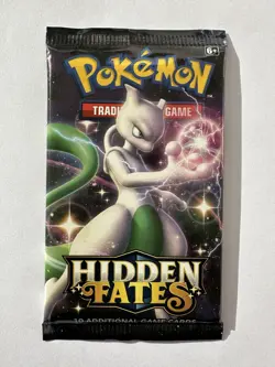 Pokemon Trading Card Game Sun & Moon Hidden Fates Booster Pack 609411429020 - Image 1