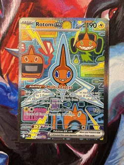 Rotom ex 126/094 Special Illustration Rare Phantasmal Flames Pokemon TCG NM/M - Image 1