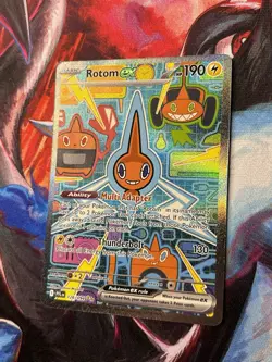 Rotom ex 126/094 Special Illustration Rare Phantasmal Flames Pokemon TCG NM/M - Image 2