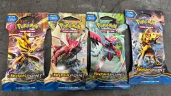 Pokemon #6 Random TCG XY Breakpoint Sleeved Booster New Factory Sealed Lot Of 4 - Image 2