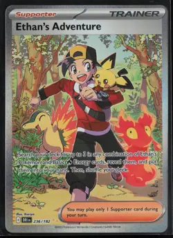 Ethan's Adventure - 236/182 SV10: Destined Rivals NM Special Illustration Rare - Image 1