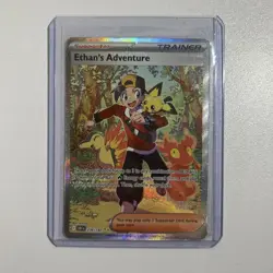 MINT Pokemon Ethan’s Adventure 236/182 Destined Rivals SIR Special Illustration - Image 1