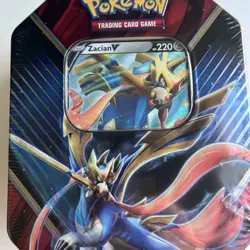 Pokemon TCG Zacian V Collector Tin Sword & Shield Promo Factory Sealed - Image 2