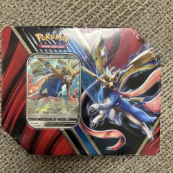 Pokemon TCG Legends of Galar Tin Zacian V 2020 Factory Sealed - Image 1